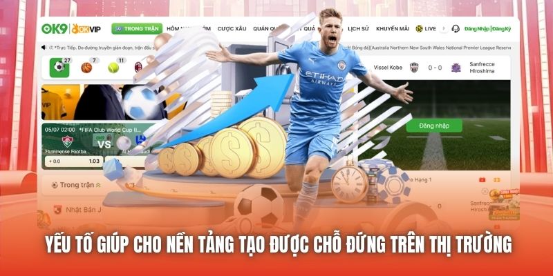 Yếu tố giúp cho nền tảng tạo được chỗ đứng trên thị trường