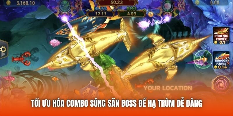 Tối ưu hóa combo súng săn boss để hạ trùm dễ dàng